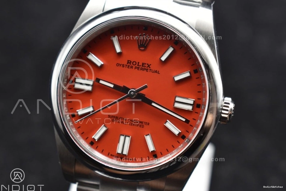 Red Steel Unisex Dial 1:1 124300 Perpetual Edition VR 904L 41mm Oyster Clean Best 938 0129